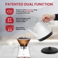 thumbnail image 6 of Chantal Mia Ekettle Electric Water Kettle, 32 Ounce, Forest Green, 6 of 29