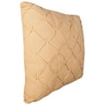 thumbnail image 3 of Diamond Tuck Cornsilk Geometric 100% Cotton Accent Throw Pillow 18" x 18", 3 of 6