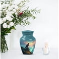 thumbnail image 6 of Eagle Cremation Urns For Human Ashes Adult Female - Cloud Keepsake Urn For Ashes For Women - Sunset Small Memorial Gift For Mom - Blue Cloud Urns For Adults Male Boy, 3 Inch, 6 of 7