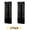 2-Pack Black, variant on Door Hanging Shoe Rack Organizer, 26-Pocket Clear Holder, 63" L X 22" W X 6.3" H, 88 lbs Weight Capacity Over Door Organizer, 3 Hooks Design, Door Hanging Organizer for Closet, Diaper Organizer,Black