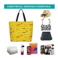 thumbnail image 5 of Wukai Funny Ducks Print Reusable Grocery Bag Shopping Bags Shopping Handle Bag Suitable for Outdoor Convenient Daily Bag, 5 of 7