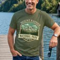 thumbnail image 4 of Jollimate Mount Rainier National Park Washington Shirt, Men Vintage Hiking T-Shirt, Outdoor Nature Graphic Tee, Gift for Men, 4 of 6
