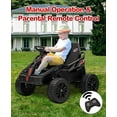 thumbnail image 5 of EastVita 24V 4x4 Ride On Toy for Big Kids, 4x85W 6MPH Ride On UTV Car w/Parent Remote, 16'' Wide Seat, Music, Horn, Metal Frame, 4 Shock Absorbers, Battery Powered Electric Cars for, 5 of 7