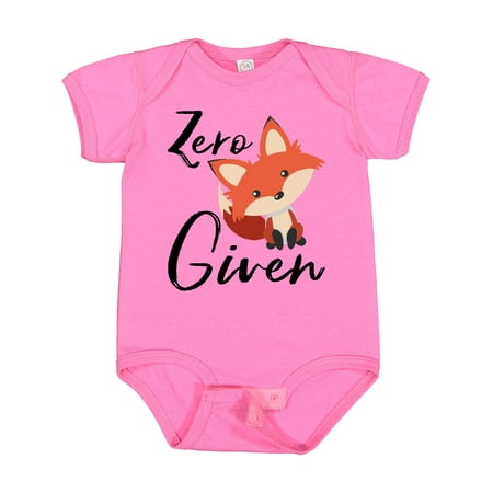 

Inktastic Zero Fox Given Gift Baby Boy or Baby Girl Bodysuit