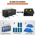 thumbnail image 4 of VEVOR Cargo Carrier Bag Car Luggage Storage Hitch Mount Waterproof 20 Cubic, 4 of 9