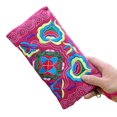 thumbnail image 2 of Joernso Women Ethnic Handmade Embroidered Wristlet Clutch Bag Zipper Purse Long Wallet, 2 of 7