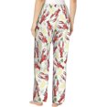thumbnail image 4 of PISONIC Crayfish and Lemon Printed Women's Pajama Pants, Comfy Pajama Bottoms With Pockets&Drawstring, 4 of 7
