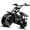 Black, variant on FRP 99cc Gas Powered Mini Dirt Bike, 28MPH Off-Road Mini Blike for Kids and Adults, Dual Disc Brakes, Rear Suspension Motocycle - BLACK