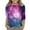 Purple, variant on WERYOUNG Kids Fashion T-Shirts Blouse Starry Sky Print O-Neck 3/4 Sleeve Tshirts For Children Girls Toddler Tee, 3-4 Years, Purple