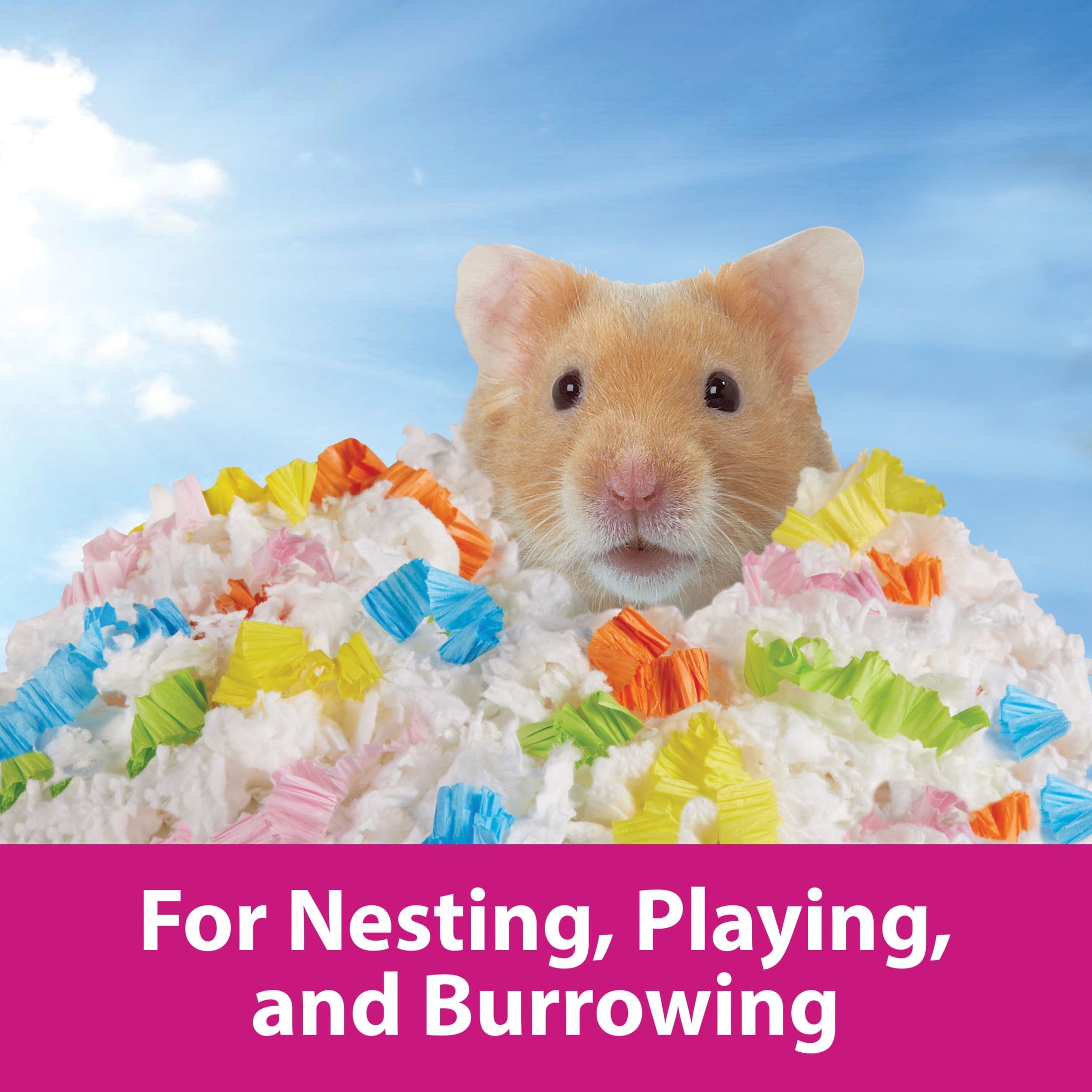 Kaytee Clean & Cozy Confetti Bedding For Pet Guinea Pigs, Rabbits, Hamsters & More, 49.2L