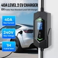 thumbnail image 2 of Cargador eléctrico DREAMDASH Level 2 de 9,6 kW y 40 A para Tesla con cable de 25 pies, 2 of 8
