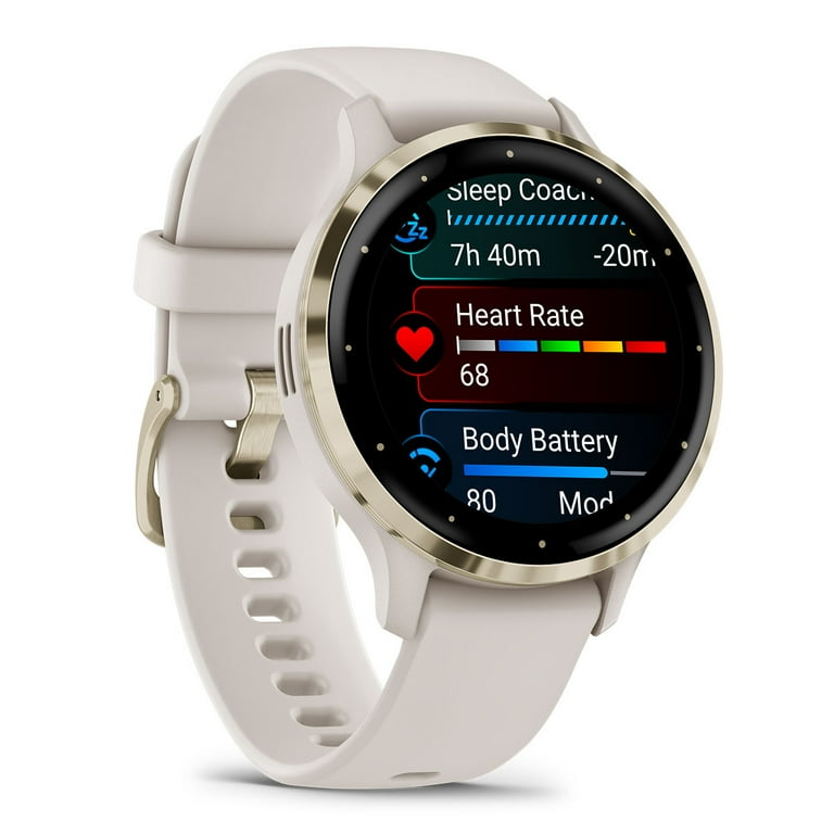 Garmin Venu 3S (Soft Gold/Ivory) Fitness & Health GPS