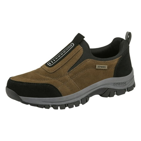 

Blphud Mens Vacation Shoes Sneaker for Men Men s Mountaineering Shoes Men s Shoes Outdoor Shoes Climbing Shoes Breathable Sports Shoes Hiking Shoes Mens Sneaker Brown 40