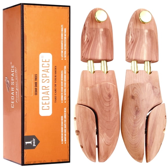 Shoe Trees Cedar Space CS42 de madera para hombre, talla 9 EE. UU.