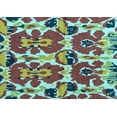 thumbnail image 1 of Ahgly Company Indoor Rectangle Abstract Light Blue Modern Area Rugs, 5' x 8', 1 of 4