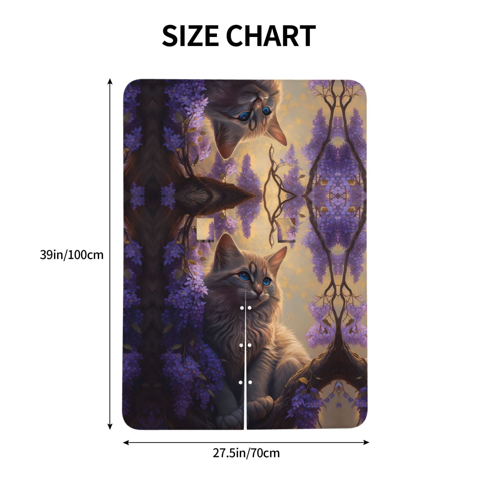 Car Seat Cover Baby - Purple Flower Lazy Cat Breathable Infant Car Seat Cover for Baby Carseat, Lightweight Comfort Baby Essentials Must Haves Newborn Stuff for Girl Boy
