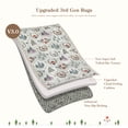 thumbnail image 6 of Moynesa 5'x7' Christmas Area Rug for Living Room, Xmas Tree Modern Rug Kitchen Rug Washable Rug Non Slip Moroccan Carpet Holiday Decor Geometric Soft Accent Rug for Bedroom Dining Room, Beige, 6 of 12