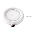 thumbnail image 3 of 1pc Mug Warmer Mat USB Charging Coffee Mug Warmer Heat Preservation Cup Coaster, 3 of 8