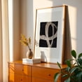 thumbnail image 3 of Ink Work 007 - Painting Abstract Modern Art Minimalist Geometric Black and White Line Art Moody Unframed Wall Art Print 24 x 36 inches, 3 of 60