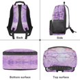 thumbnail image 6 of Pzuqiu Kids Backpack Ages 6-14 Cute Pink Axolotl Print Lightweight Large Capacity Adjustable Straps 17 Inch Schoolbag for Elementary Middle School Back to School Travel Use, 6 of 7