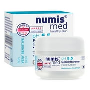 Numis Med pH5.5 Face Cream for Very Sensitive Skin, pH Balanced Day and Night Long Lasting Moisture for Women and Men, Vitamin B5 for Skin Smooth, Fast Restore Dry Skin Natural Balance 50 ml