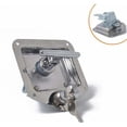 thumbnail image 1 of Rawiri Cerradura de Viaje de Remolque RV de Acero Inoxidable en Forma de T Cerradura de Puerta con manija de Caja de Herramientas antirrobo para Caravana, camión, Campamento, autocaravana, Coche, 1 of 5