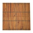 thumbnail image 2 of Nordic Style  Teak Wood Oiled String Mat with Rubber Footing 30 x 30, 2 of 5