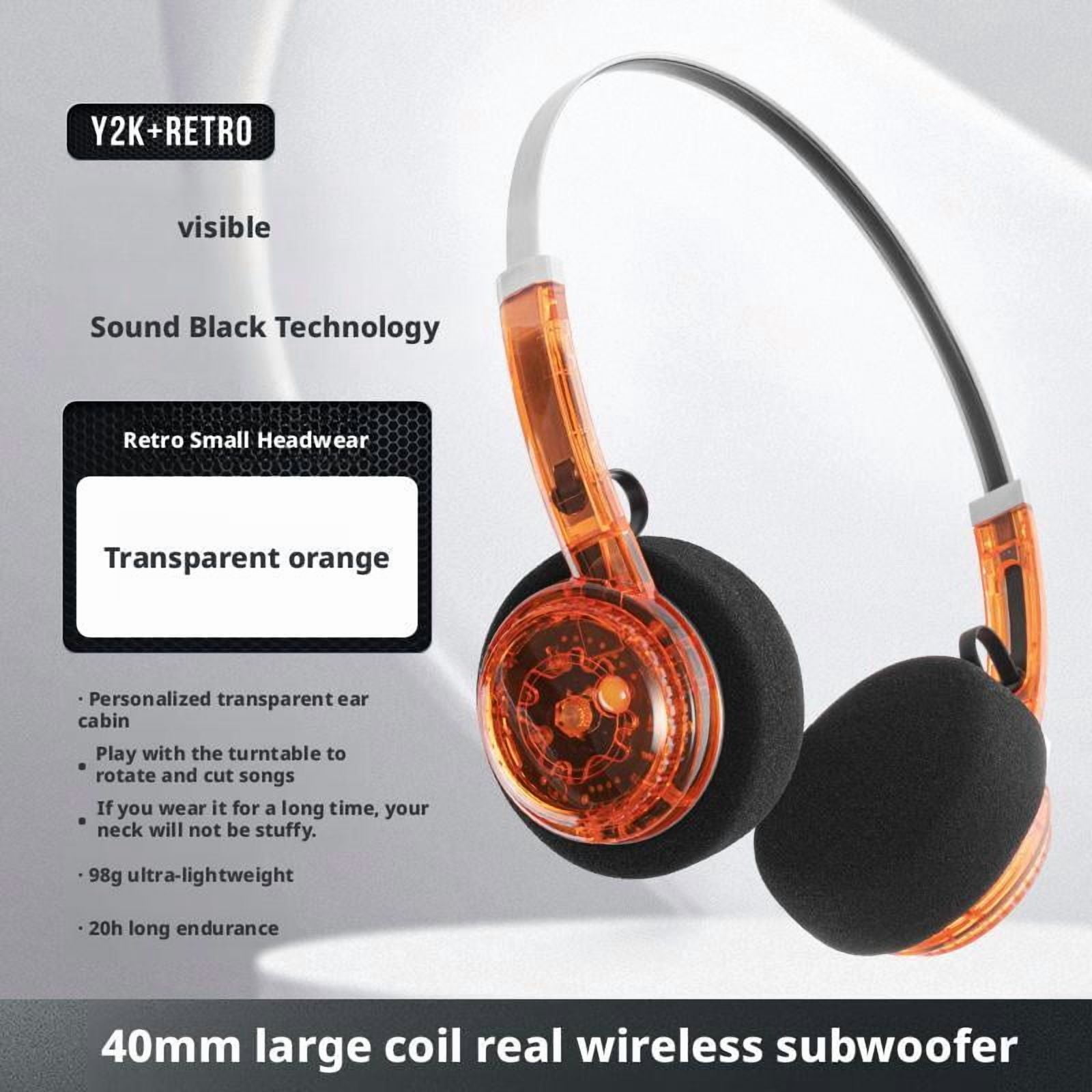 Wireless Bluetooth Headphones, Retro Classic Lightweight Headset, Dual Device Connectivity,Throwback 80s 90s