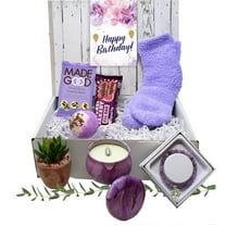 Birthday gift for women | Self Care Package Birthday gift basket | Purple & Vegan, w/ personal care | Stress Relief, BFF Women Who Has Everything, For Her, Wife Mom Best Friend Mother Grandma Bday