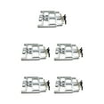 thumbnail image 1 of Ruiboury Boost Performance Of RC Car With Rear Lower Arm For 1/14 LC Racing Premium Aluminium Alloy titanium color 5Set, 1 of 6