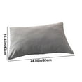 thumbnail image 3 of Savings Up to 65% off Pillow, InsCrazy Solid Color Brushed Pillowcase Comfortable Pillowcase, 3 of 7