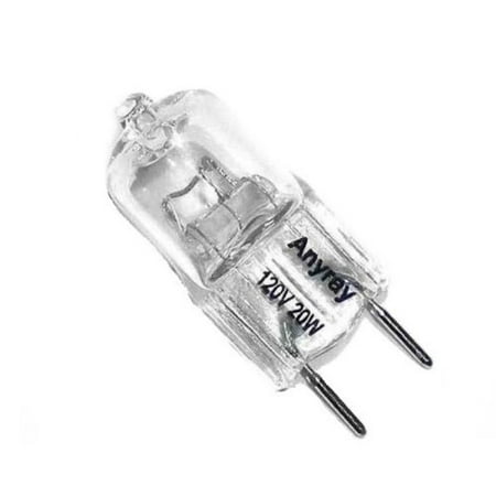 120v Jcd Type - One bulb G8 20W 20-Watt 120V T4 Halogen Light Bulb JCD Type GY8.6 Base 110V-130 Volt 1.38 Inch Long Anyray brand