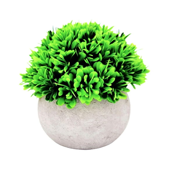 simhoa Mini Potted Artificial Plants, Small Plants mall Indoor and Outdoor Fake Plants, Beige B