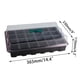 thumbnail image 3 of Bandeja para plántulas de vivero de 24 agujeros | Caja de plástico transparente con orificios de ventilación y drenaje | Kit de inicio reutilizable para germinación de semillas y plantación en int, 3 of 5