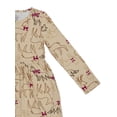thumbnail image 3 of Wonder Nation Girls Long Sleeve Play Dress, Sizes 4-18 & Plus, 3 of 3