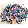 thumbnail image 4 of Tumbled Small Agate Crystals Dyed or Natural  Colorful Bulk Stone Tumbles Mix, 4 of 9