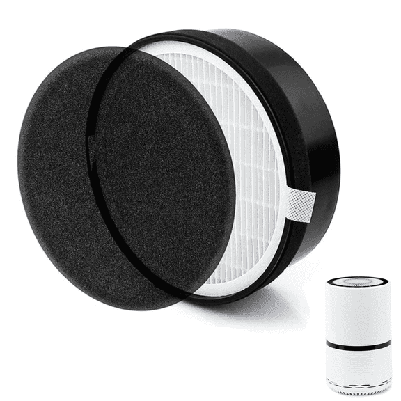 1 Pack LV-H132 Replacement Filter for LEVOIT Air Purifier LV-H132-RF, 3-in-1 H13 True HEPA Filter Carbon Pre-Filter