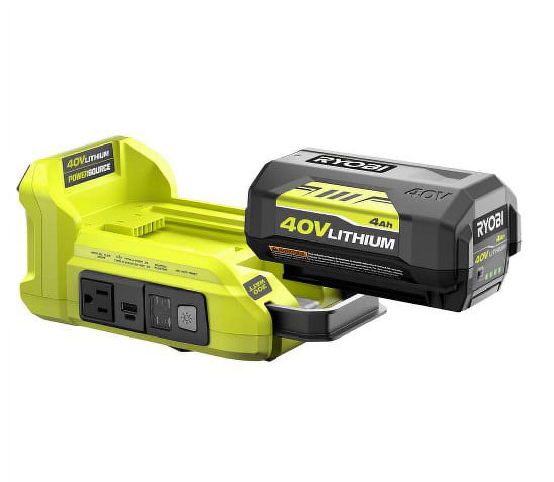 Ryobi 40V 40V 300-Watt Continuous Power Inverter, Lightweight