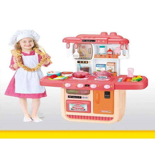 Cocina de Juguete Candy Toys 30 Pzs Altura 70 Cm Rosa