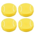 thumbnail image 1 of Amortiguador de vibraciones para raqueta de tenis Uxcell, paquete de 4, absorbente de choque, amarillo, 1 of 6
