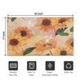 thumbnail image 5 of Yellow Green Leaf Sunflower Pattern Door Rugs,Washable Non Slip Door Mats Indoor,Decorative Door Mats,Entry Mat Indoor for Entrance,Bedroom,Kitchen,Bathroom,17"x30", 5 of 6