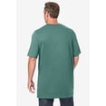 thumbnail image 2 of KingSize Men's Big & Tall Shrink-Less Lightweight Longer-Length Crewneck T-Shirt, 2 of 6