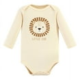 thumbnail image 3 of Hudson Baby Infant Boy Cotton Bodysuit and Pant Set, Brave Lion Long Sleeve, 3-6 Months, 3 of 5