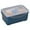 Blue, variant on Guanhe Lunch Box, Large Capacity Stainless Steel Adult Lunch Containers Portable Leakproof Hot and Cold Food Bento Box Food Storage for Office Outdoor Travel,Blue
