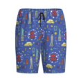 thumbnail image 6 of Daiia New-York City Mens Woven Stretch Pajama Short,Short Pajama Pants-X-Large, 6 of 7