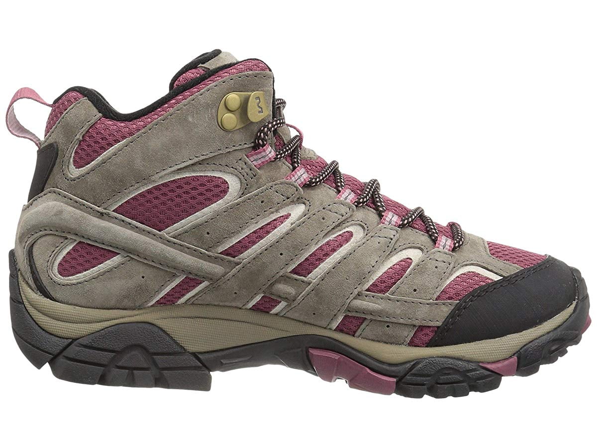 Merrell Moab 2 Mid Waterproof Boulder/Blush - Walmart.com