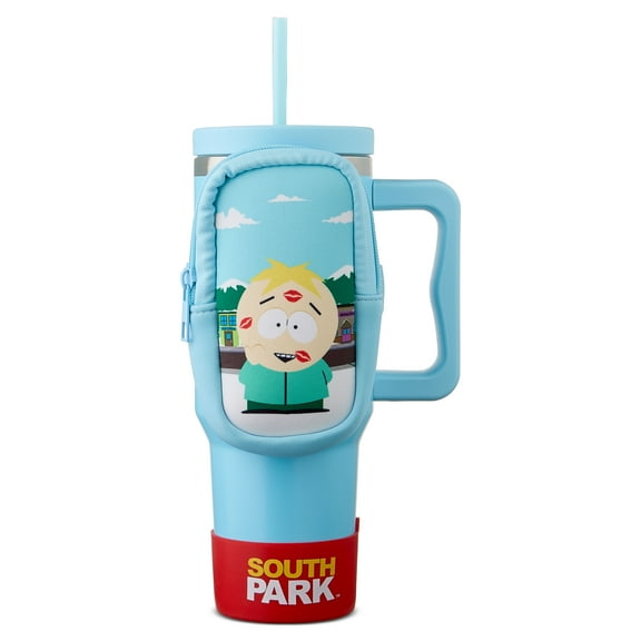 South Park 40 oz Tumbler, Includes Boot and Pouch
