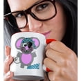 thumbnail image 2 of 3drose, Cute Goofkins Mouse Pirate Cartoon, 15oz Two-tone Red Mug, 2 of 6