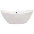 thumbnail image 2 of Altair Design Allegra 71" x 34" Freestanding Soaking Acrylic Bathtub in White, 2 of 15