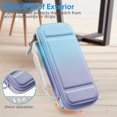 thumbnail image 4 of Fintie Carrying Case for Nintendo Switch Lite 2019 [Shockproof] Hard Shell Protective Cover Travel Bag w/15 Game Card & 2 Micro SD Card Slots for Switch Lite Console & Accessories, Evening Ombre, 4 of 10